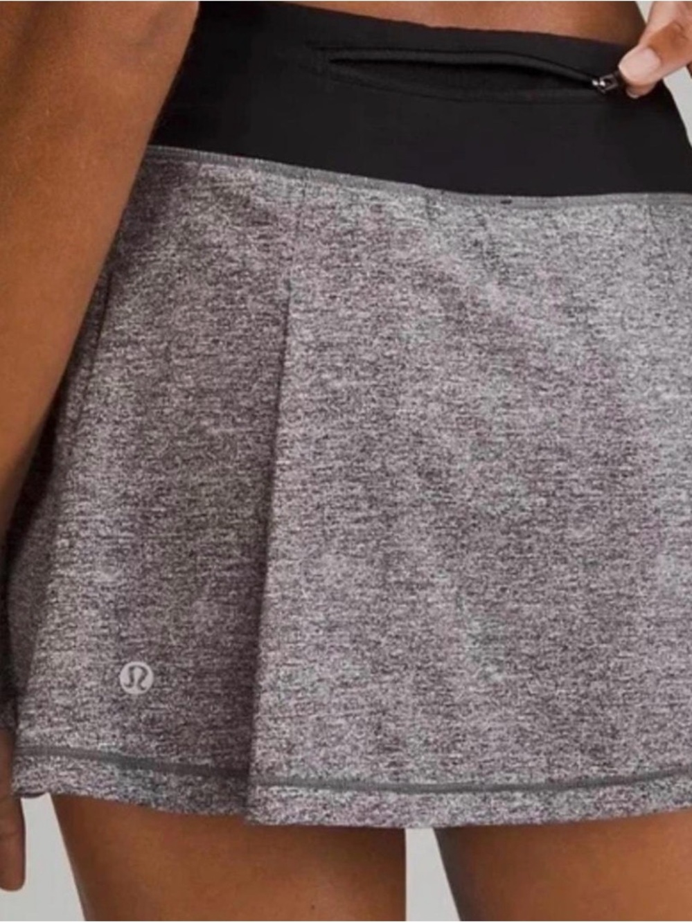 Lululemon pace Rival Athletic Skort with Black Waistband